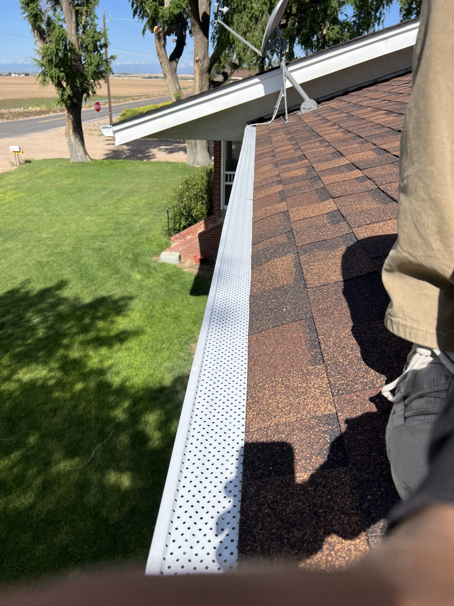 Gutter Guard Run Install