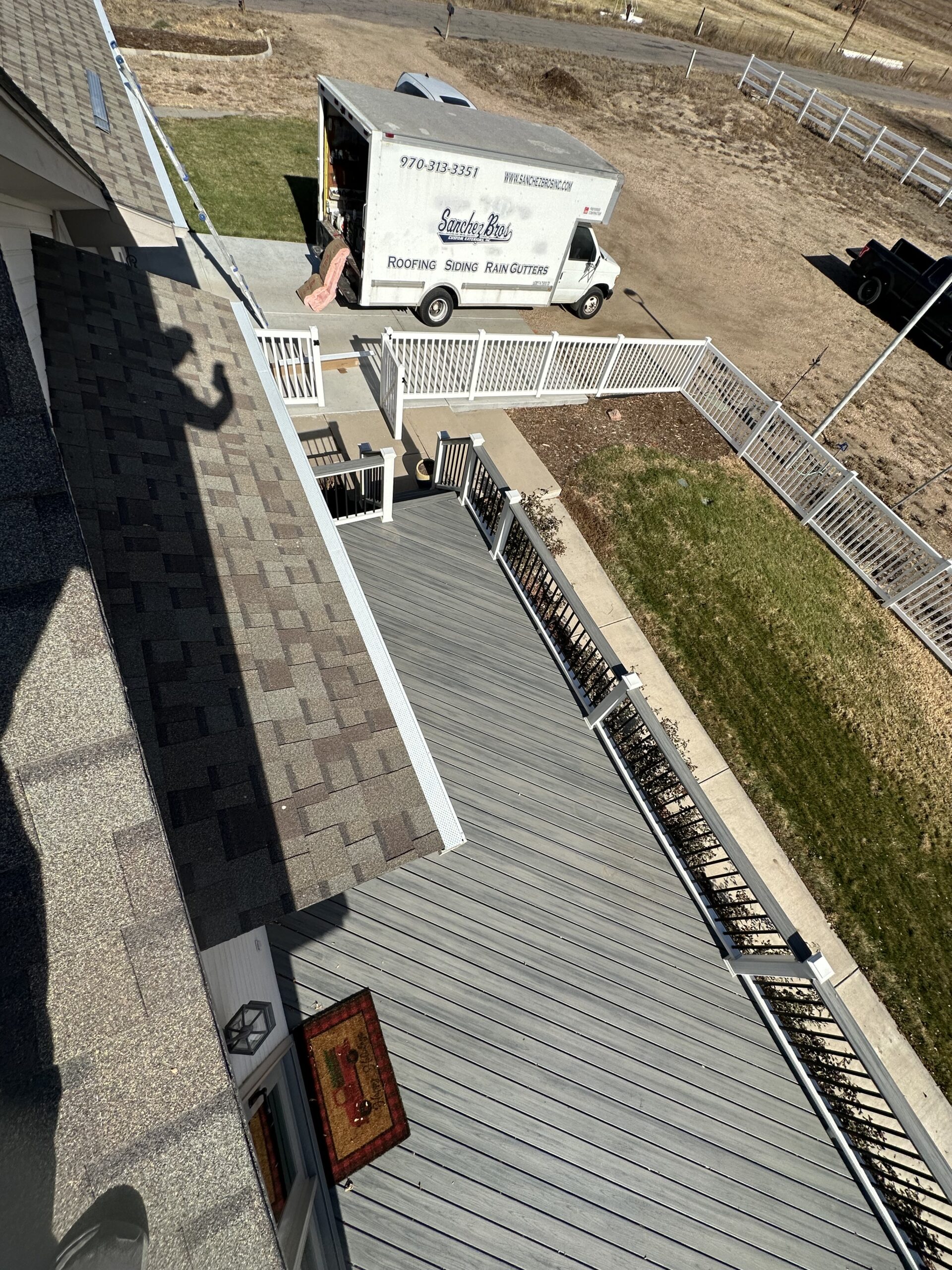 Re-Roof Day — Crew On Site